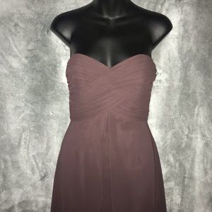 David’s bridal brown dress